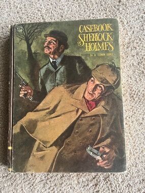 Vintage 1968 Casebook of Sherlock Holmes Hardcover Book